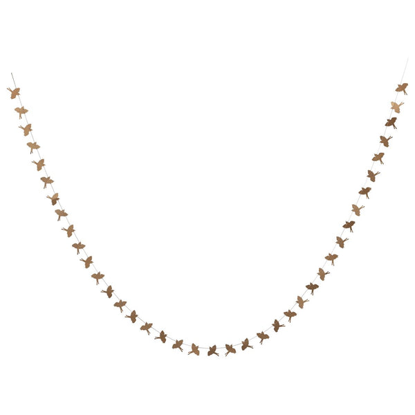 Gold Paper Bird Garland - 118"L